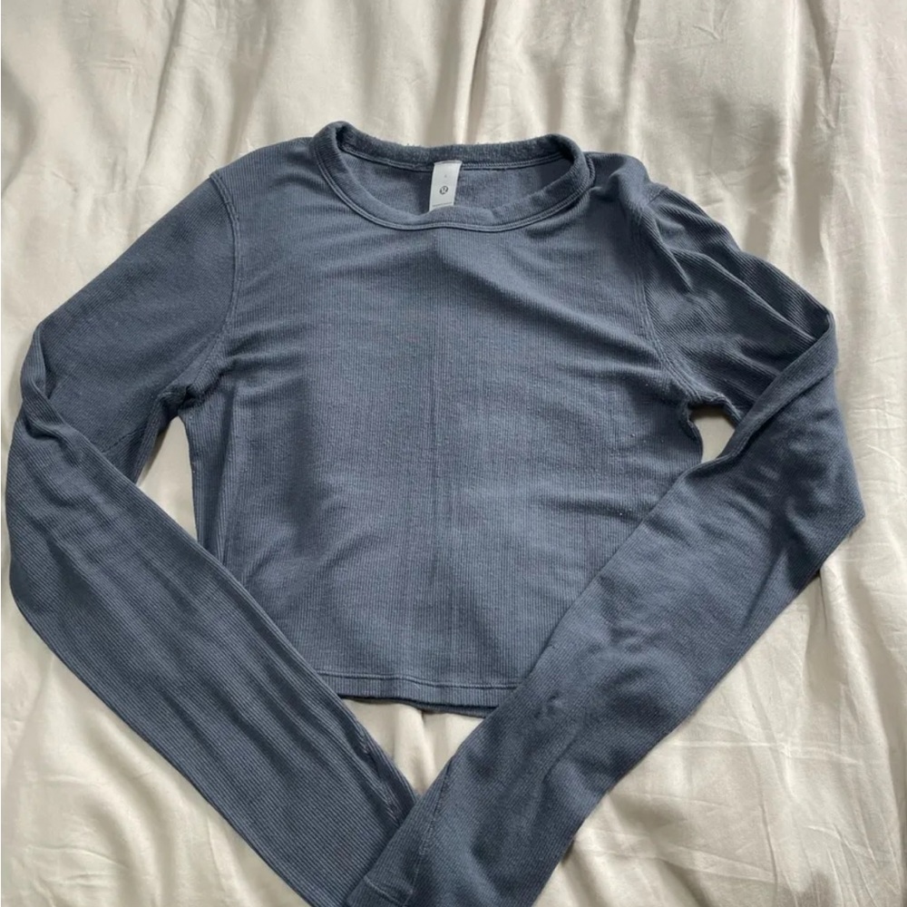 Lululemon Hold Tight Straight Hem Cropper Long Sleeve Shirt 4